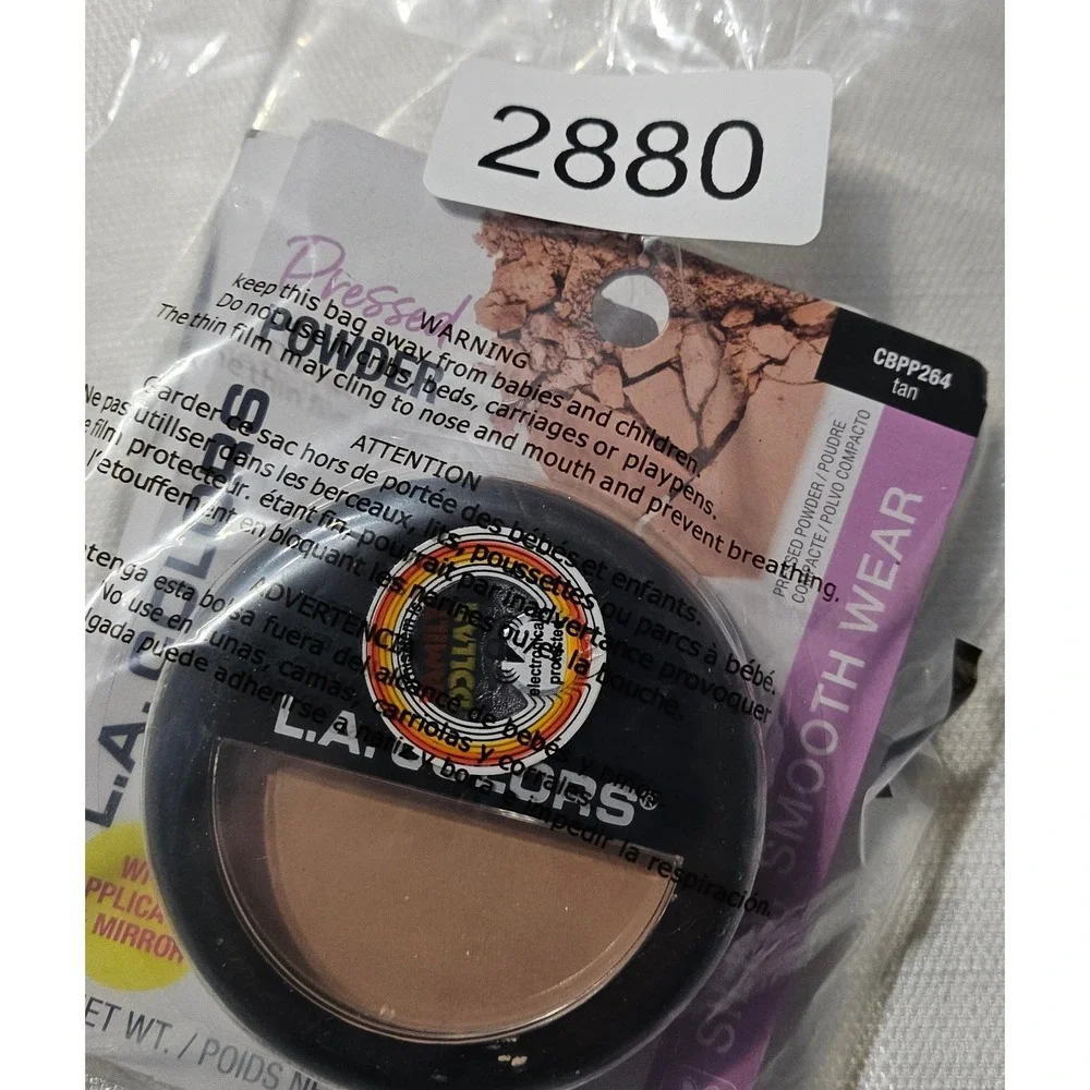 LA‎ COLORS Pressed Powder Tan BPP264 CBPP264 Silky Smooth Wear 2 Pack New